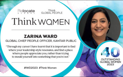 Zarina Ward, Think Women’s 40 Outstanding Global Women 2023