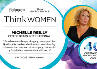 Michelle Reilly, Think Women’s 40 Outstanding Global Women 2023