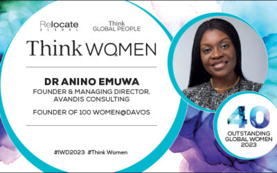 Dr Anino Emuwa, Think Women’s 40 Outstanding Global Women 2023