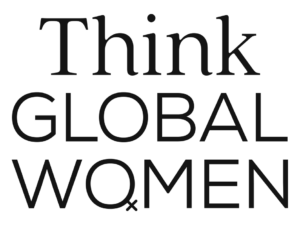 Think Global Women logo (3 lines) blk