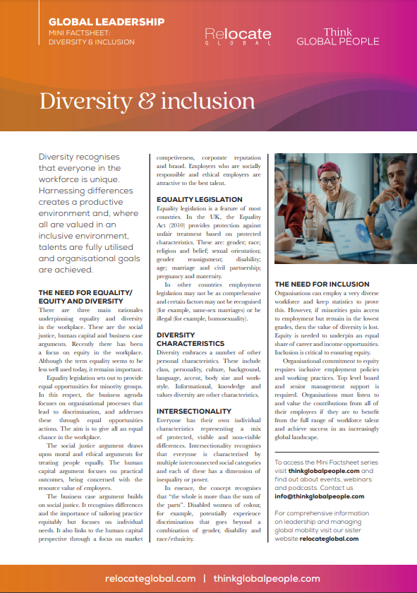Diversity & Inclusion Factsheet thumbnail