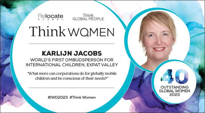 Karlijn Jacobs, Think Women’s 40 Outstanding Global Women 2023
