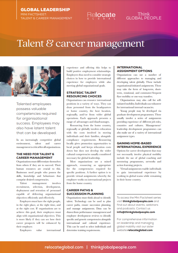Talent & Career Management