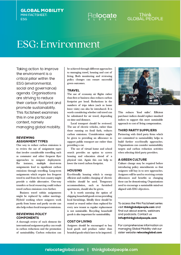 ESG: Environment