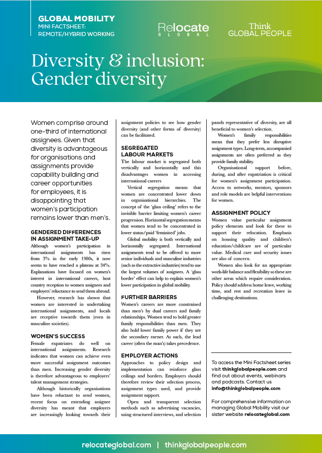 Diversity & inclusion: Gender Diversity