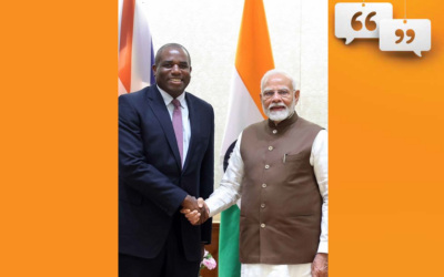 Foreign Secretary David Lammy makes his first visit to India.Govt of India