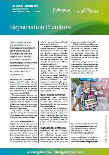 G6. Repatriation & culture