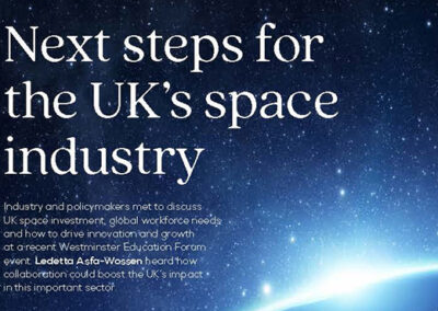 Next steps for the UK’s space industry