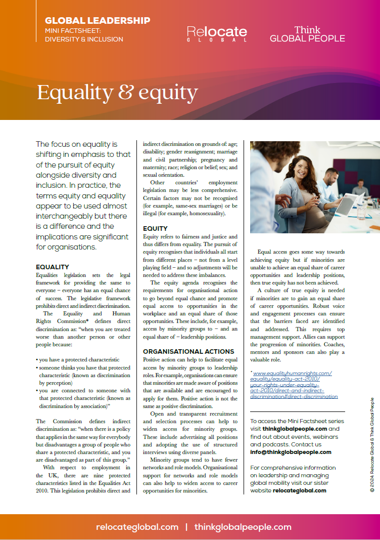 E10. Equality & equity