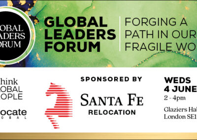 Global Leader’s Forum Sponsor : Santa Fe Relocation