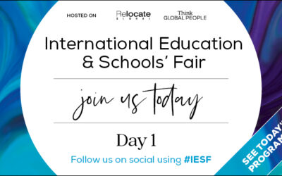 International Eduction & School Fair, Day 1 | A Focus on Europe & the UK IESF Day 1 Banner