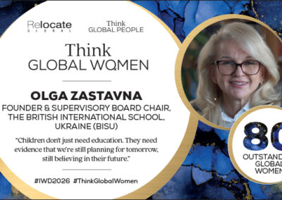 Think Women’s 80 Outstanding Global Women 2026 | Olga Zastavna