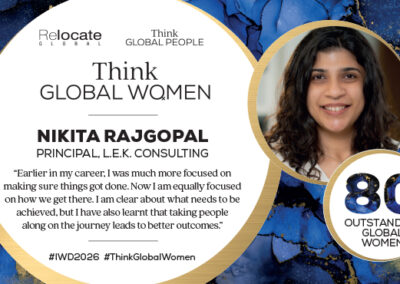 Think Women’s 80 Outstanding Global Women 2026 | Nikita Rajgopal